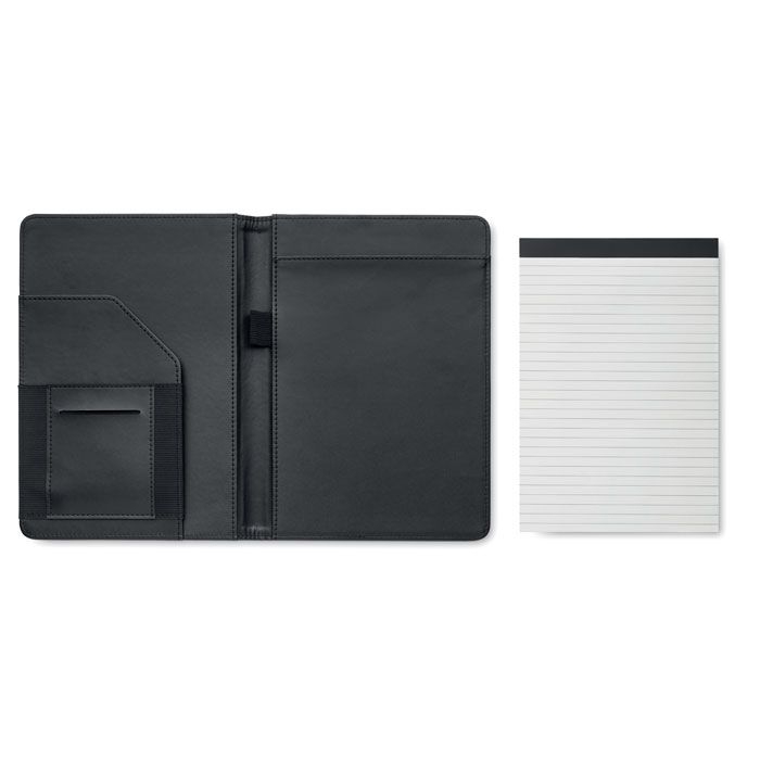 MO2569-03Folio DIN A5-Mappe 300D RPET_ schwarz
