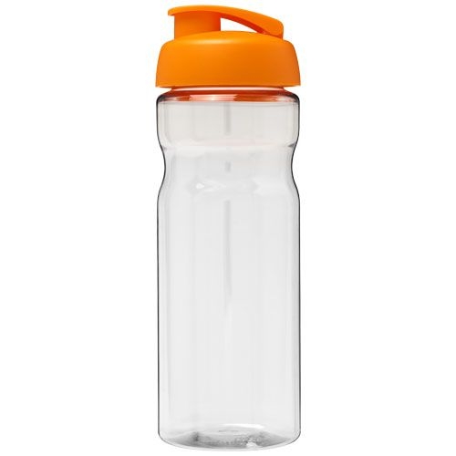 PF210045-8H2O Active® Base 650 ml Sportflasche mit Klappdeckel_ transparent_orange