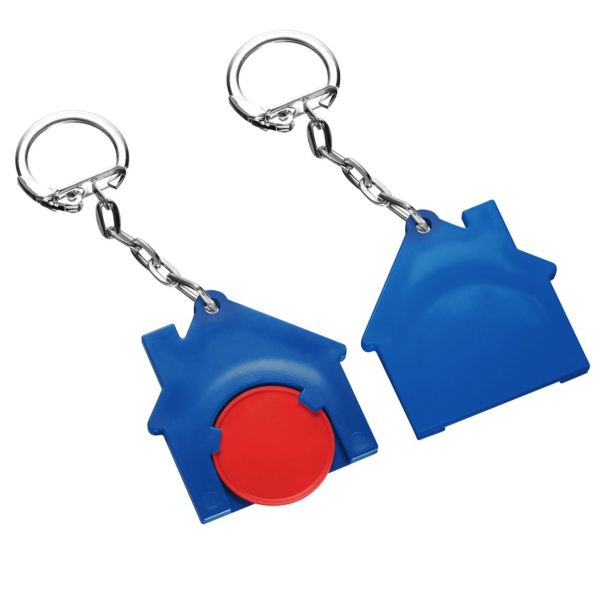 HE7516K-1-3Chiphalter mit 1€-Chip _Haus_ rot_ blau