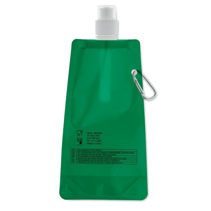 MO8294-24Gates Faltbare Wasserflasche_ transparent gruen