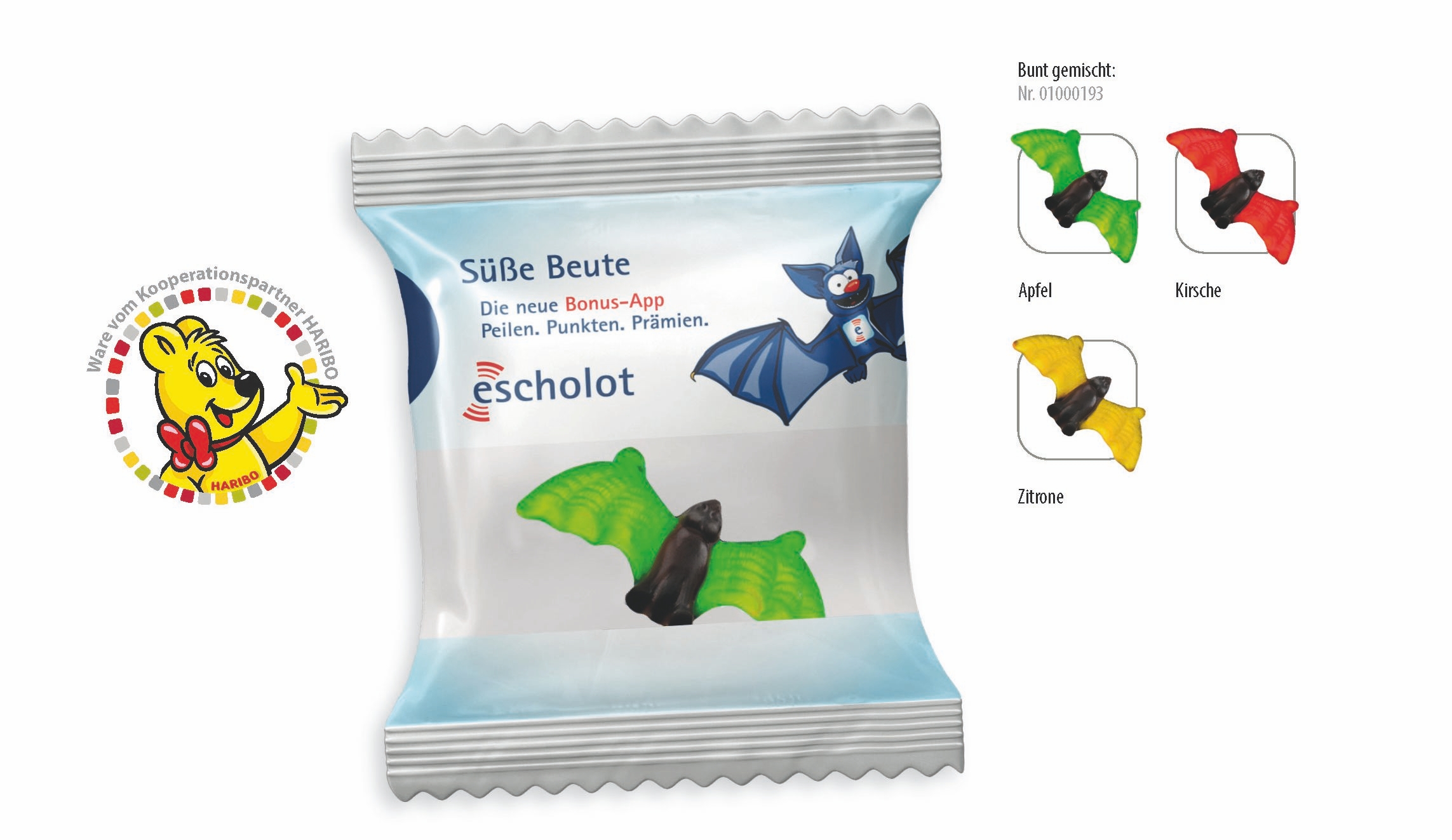 SW0193-1HARIBO Vampire Werbetuete_HARIBO Vampire_ weisse Folie