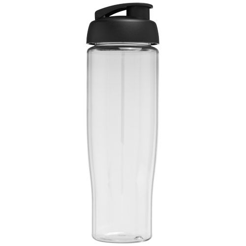 PF210040-1H2O Active® Tempo 700 ml Sportflasche mit Klappdeckel_ transparent_schwarz