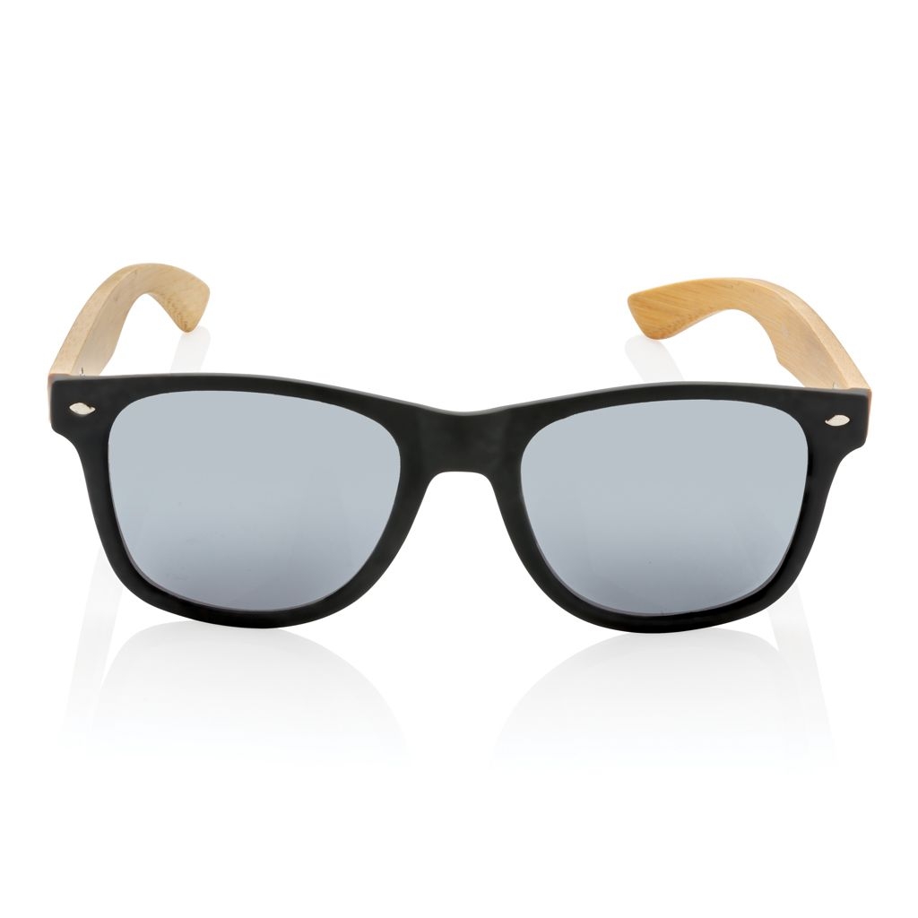XDP453.97-1Sonnenbrille aus Bambus und RCS recyceltem Kunststoff_ schwarz