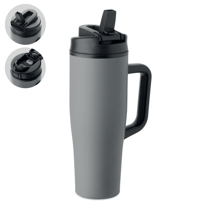 MO3213-07Atlanta Doppelwandiger Becher 900ml_ grau
