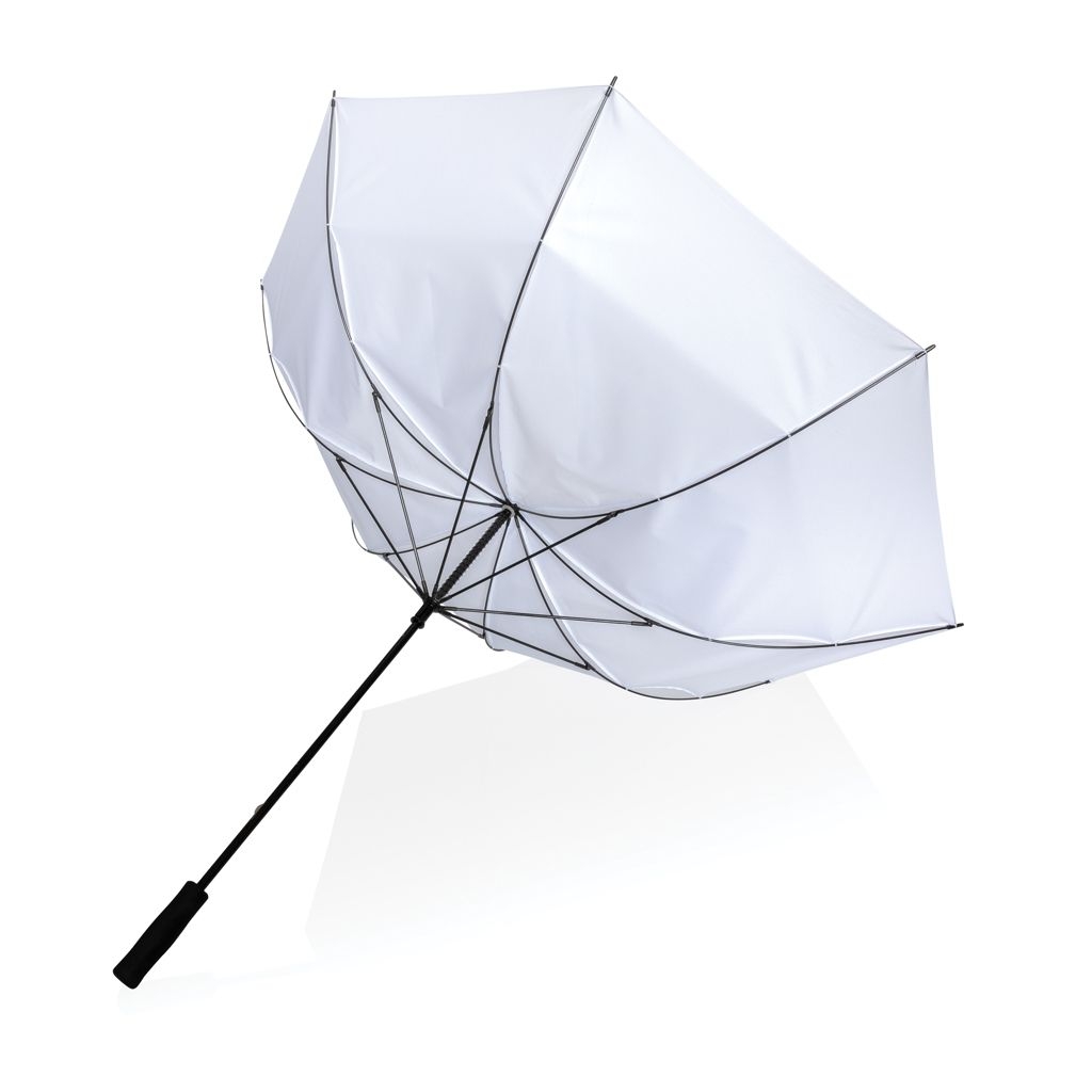 XDP850.69-330_ Impact AWARE™ RPET 190T Stormproof-Schirm_ weiss
