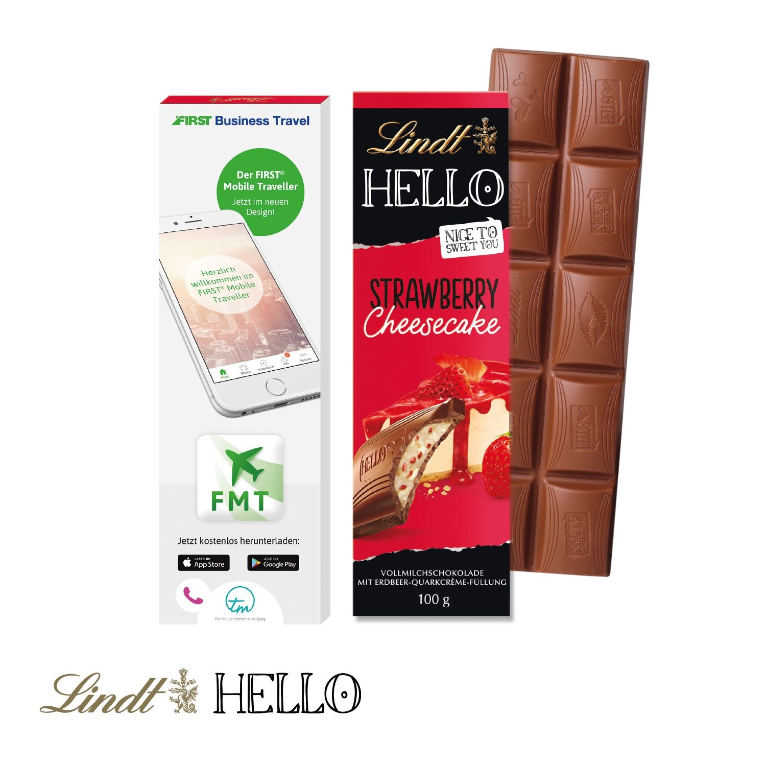 CD91266-01Schokoladentafel Lindt HELLO_ Hello Schokotafel_ Strawberry Cheesecake