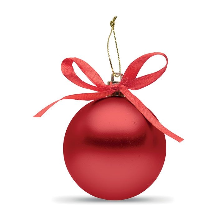 CX1603-05Belles Weihnachtsbaumkugel_ rot