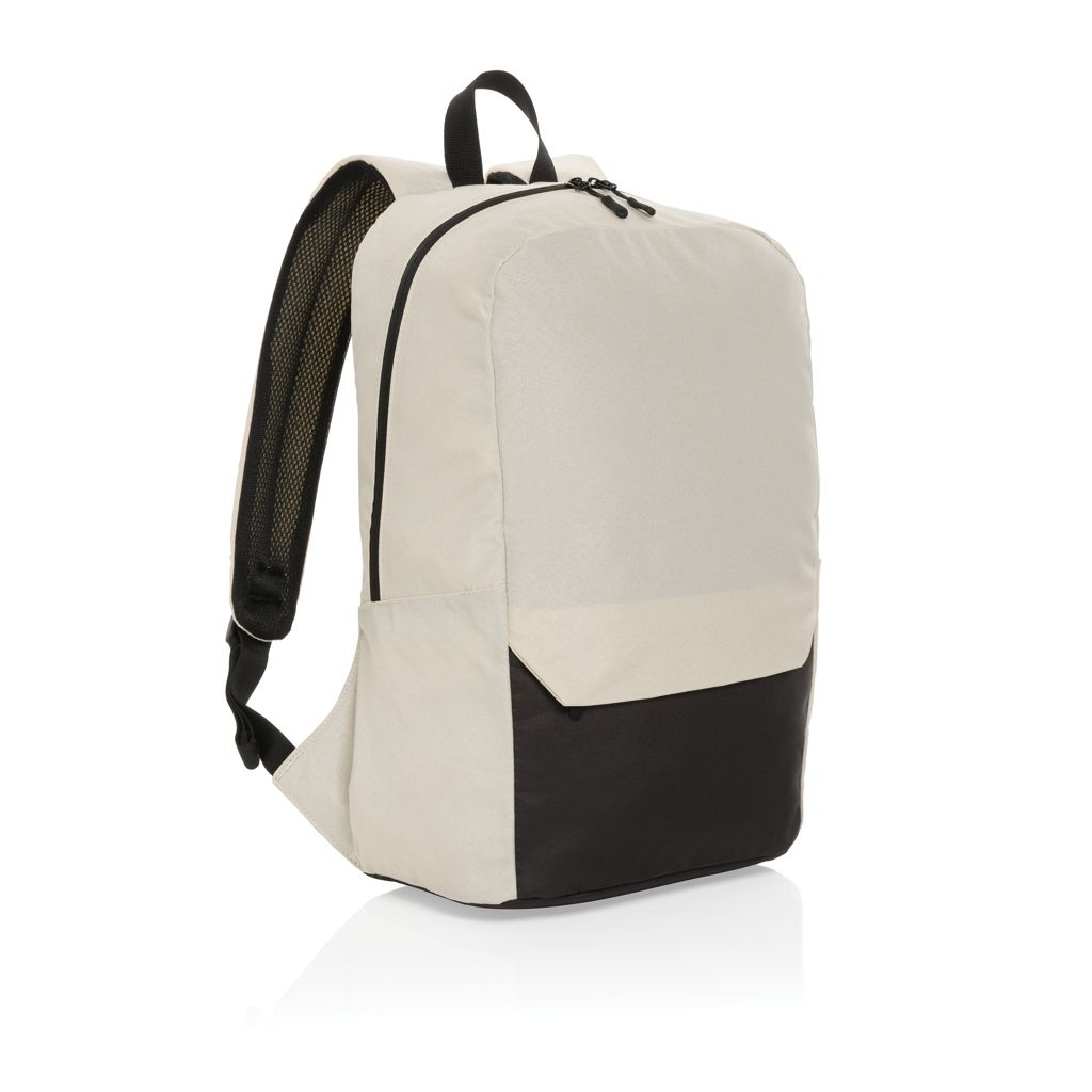 XDP763.25-3Kazu AWARE™ 15_6_ RPET Laptop-Rucksack_ off white