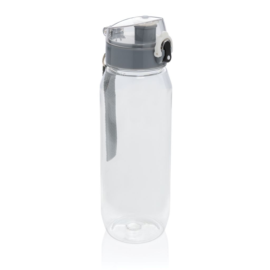 XDP437_02-0Yide verschliessbare Wasserflasche aus RCS rec. PET_ 800ml_ transparent