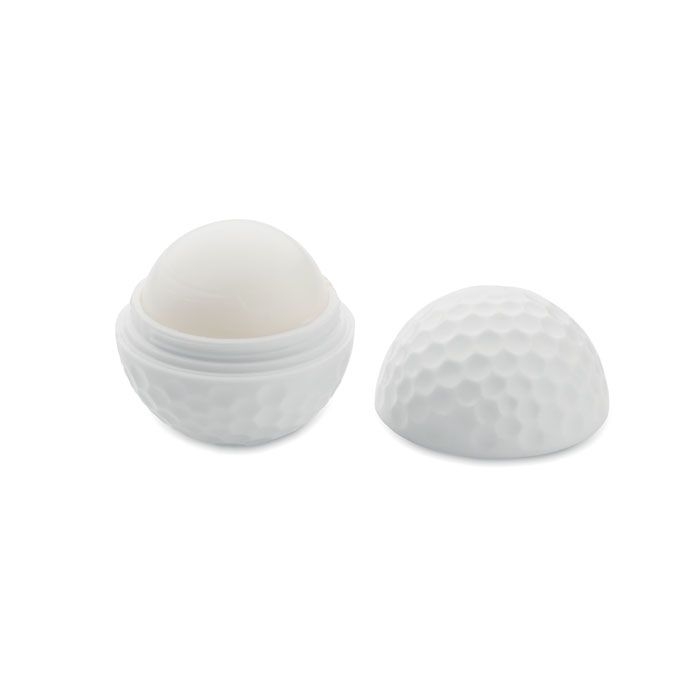 MO2215-06Golf Lippenbalsam Golfball_ weiss