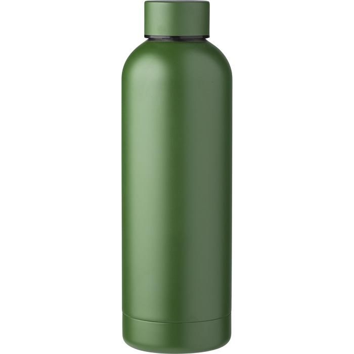 GI971864-374Flasche aus recyceltem Edelstahl _500 ml_ Isaiah_ waldgruen