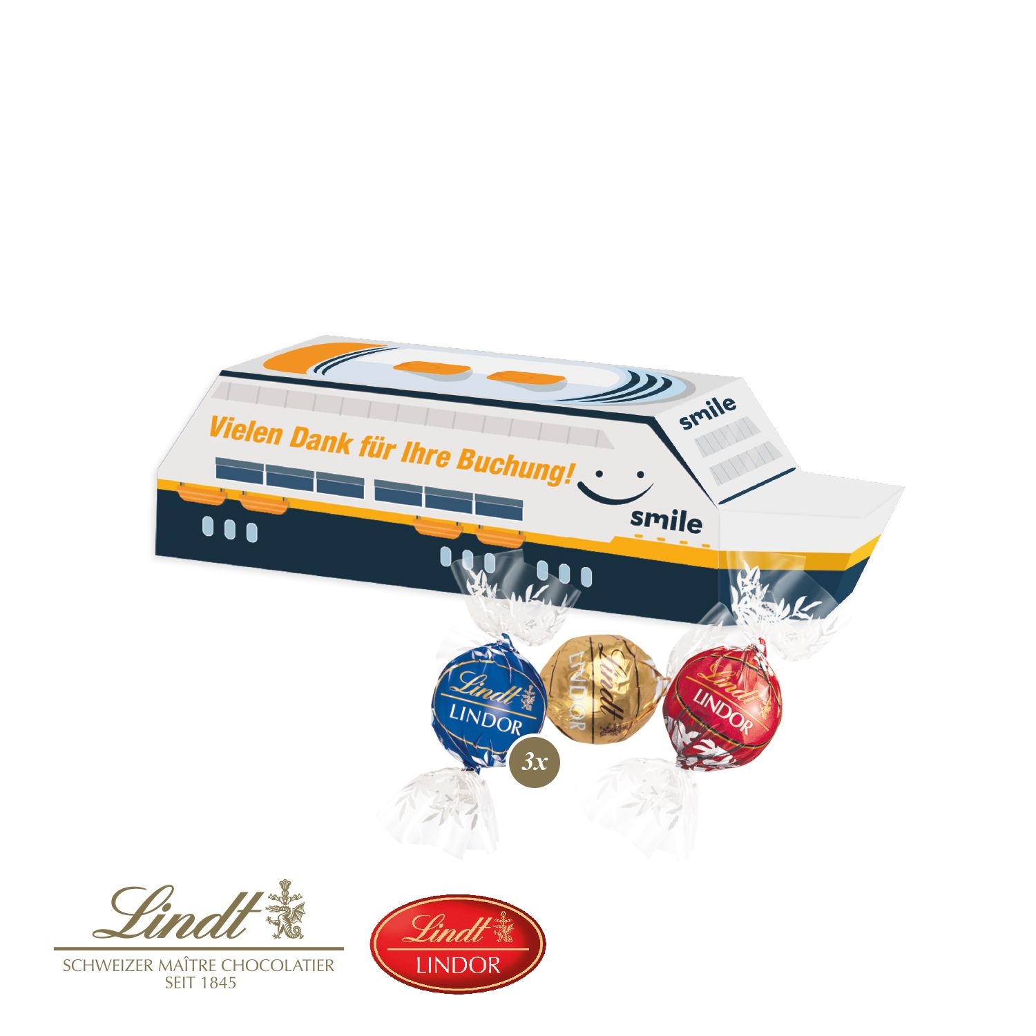 CD955913D Praesent _Schiff_ mit Lindor Pralinés