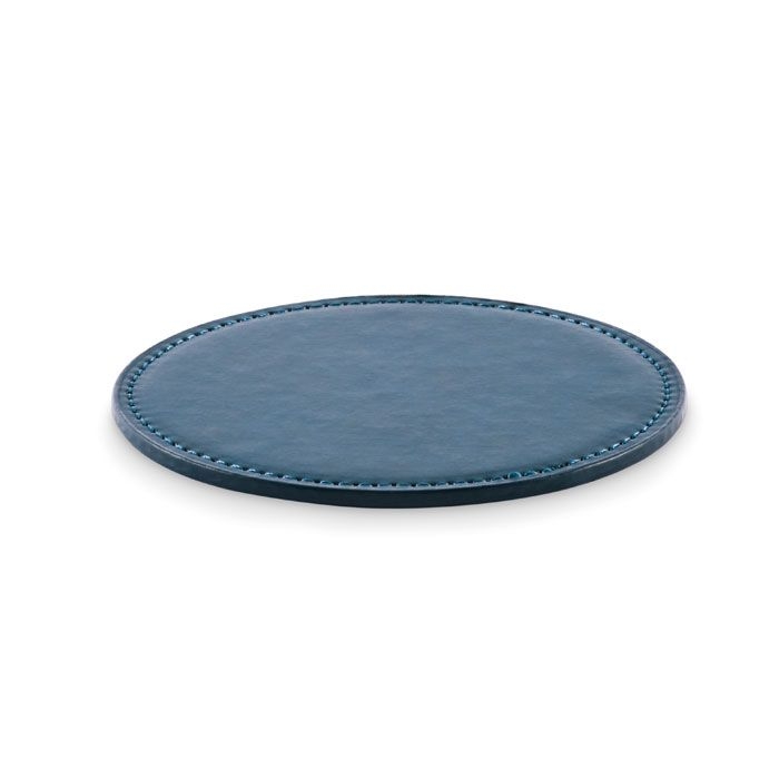 MO2616-85Posa Runder Untersetzer PU_ marineblau