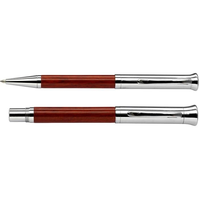 GI5770-11Schreibset aus Rosenholz Robin_ brown