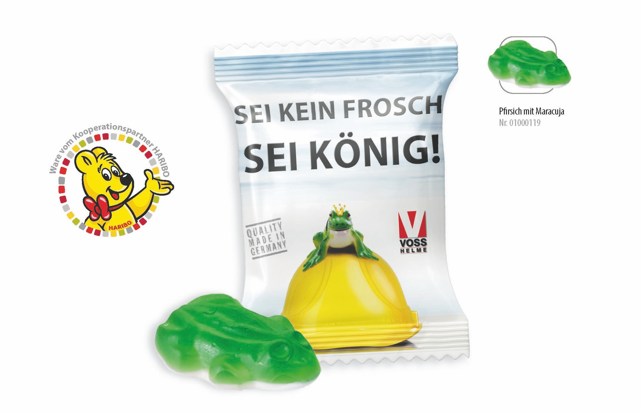 SW0119-1HARIBO Frosch Werbetuete_HARIBO Frosch_ weisse Folie