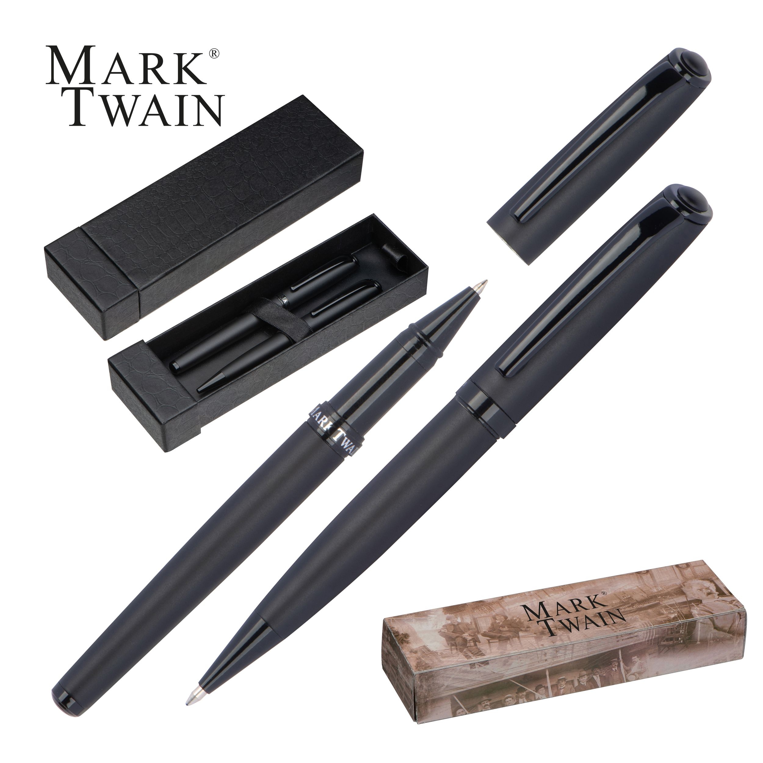 MA13856Mark Twain Schreibset ELKE
