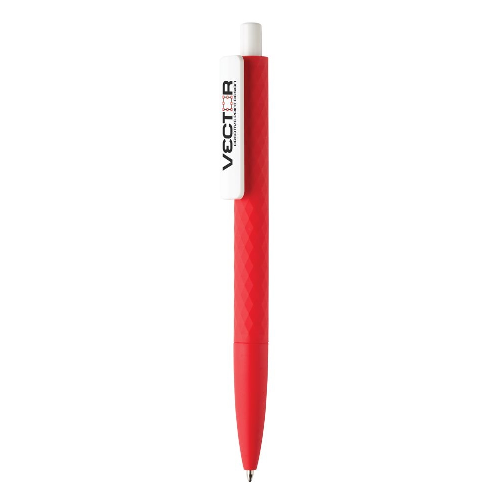 XDP610.96-4X3-Stift mit Smooth-Touch aus RCS recyceltem ABS_ rot