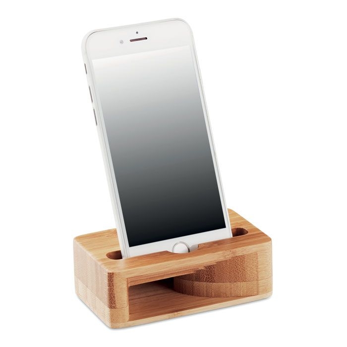 MO9706-40Caracol Smartphone Halter_Verstaerker_ holz
