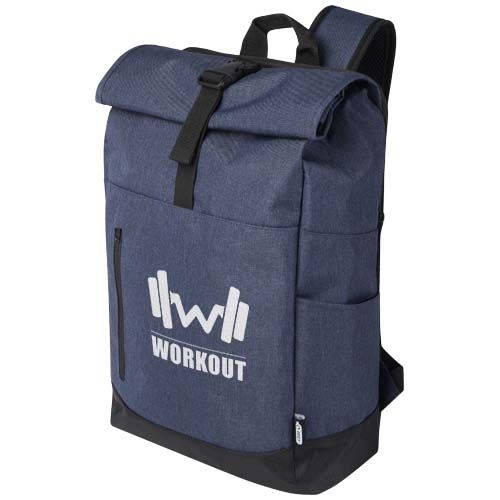 PF120548-2Libra 15_6_ GRS recycelter Rolltop Laptop-Rucksack 12L_ heather navy