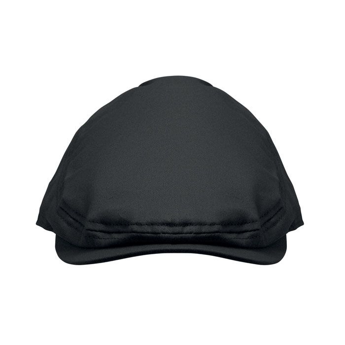 MO2850-03Flat Peak Newsboy-Kappe 235 g_m²_ schwarz