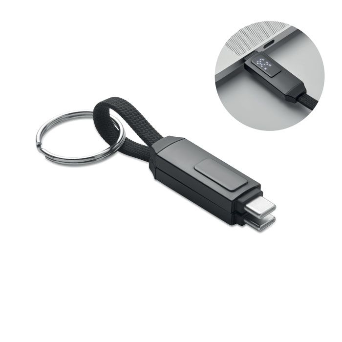 MO2682-03Keysto 60W Schluesselring-Ladekabel_ schwarz