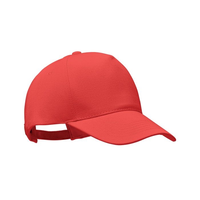 MO6432-05Bicca Cap Baseballkappe Organic Cotton_ rot