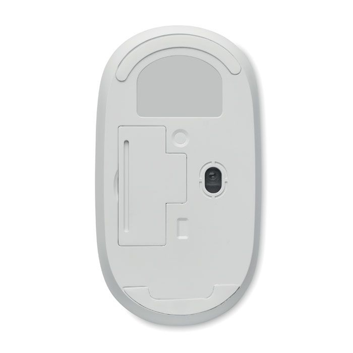MO2085-06Curvy Bam Optische Mouse  Bambus_ weiss