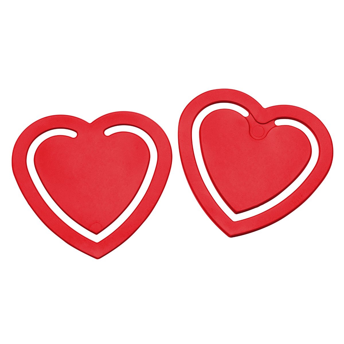 HE7102-1Zettelklammer _Herz_ rot