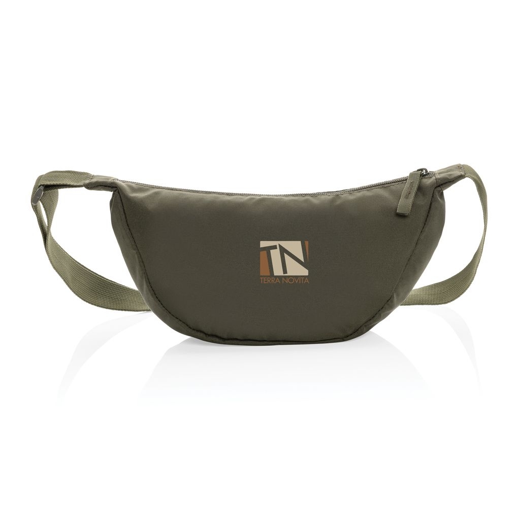 XDP763.20-27Crescent AWARE™ RPET Half-Moon Sling Tasche_ khaki
