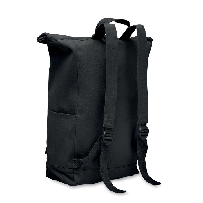 MO2552-03Kamet Rolltop-Rucksack 390 g_m²_ schwarz