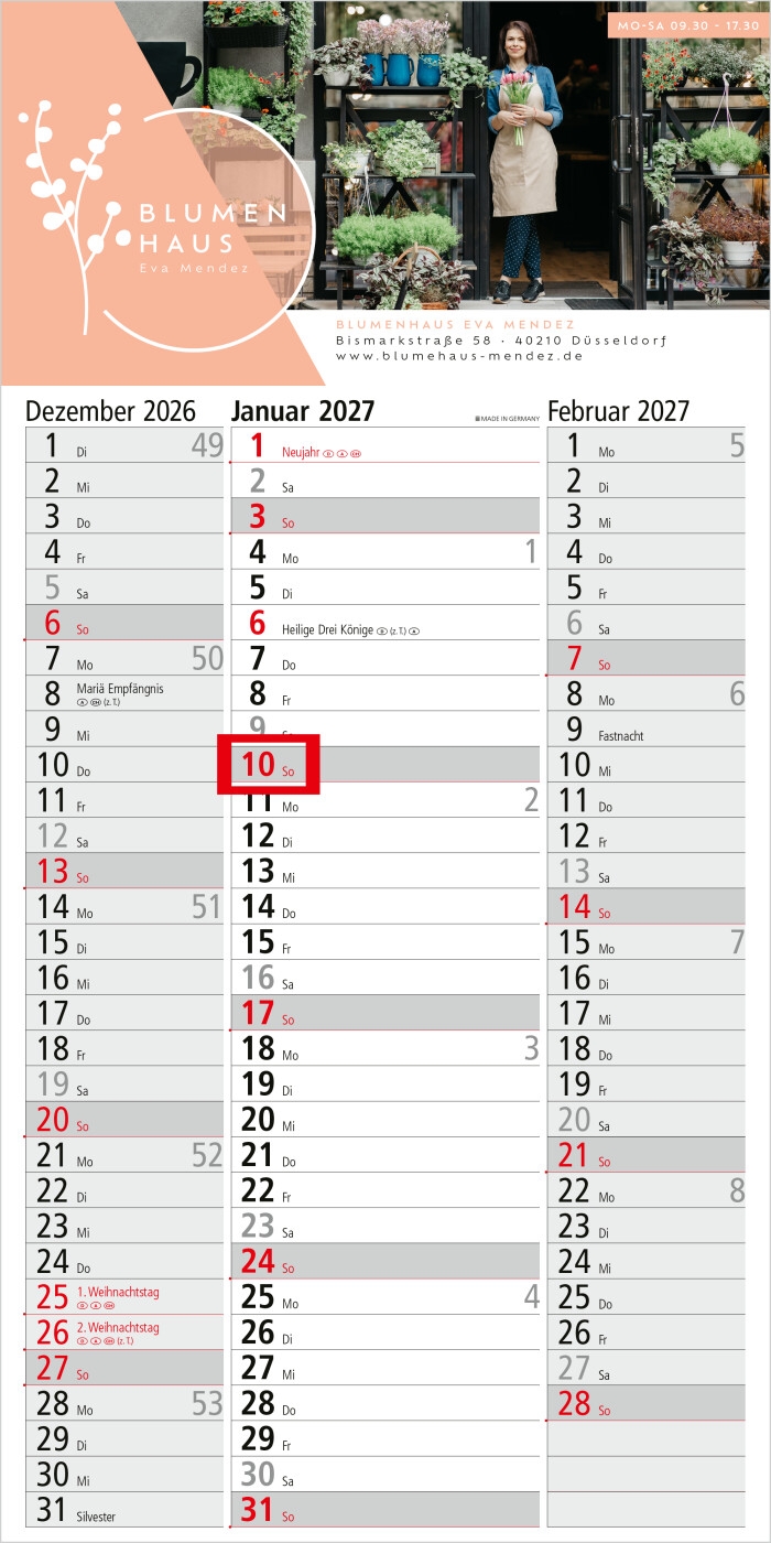 GE00343-Monatskalender Spectrum 3