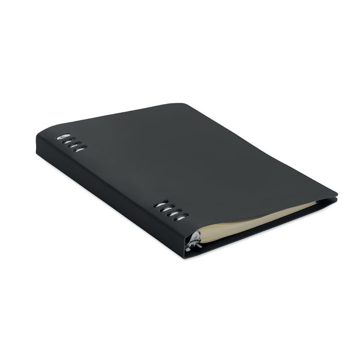 MO3102-03Spirable DIN A5 PU-Notizbuch_ schwarz