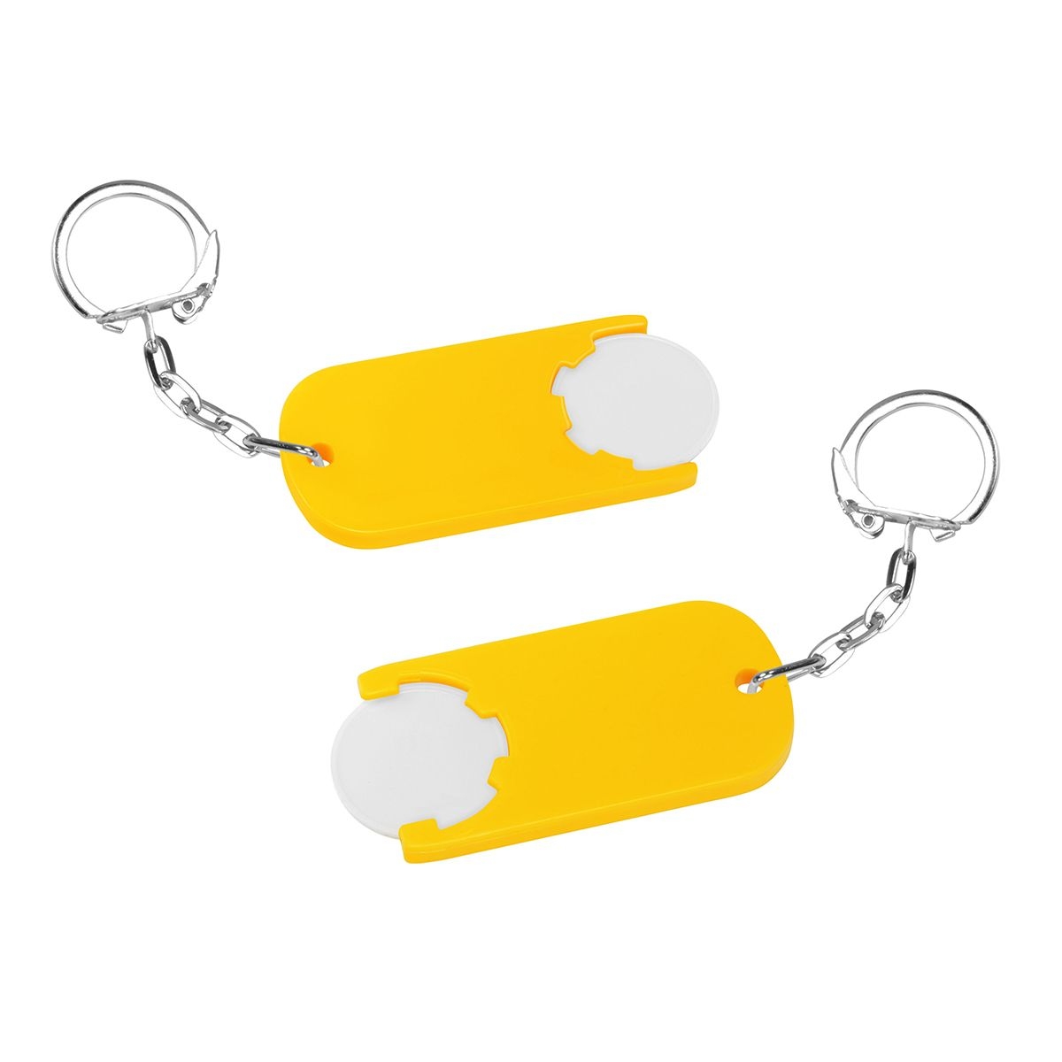 HE7439K-0-4Chiphalter mit 1€-Chip _Alpha_ weiss_ gelb