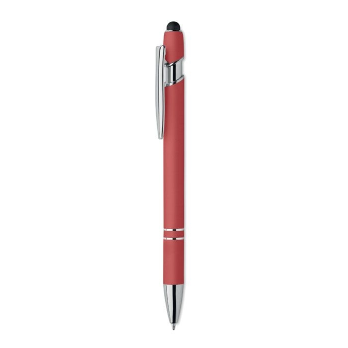 MO2798-05Siparo Druckkugelschreiber mit Stylus_ rot