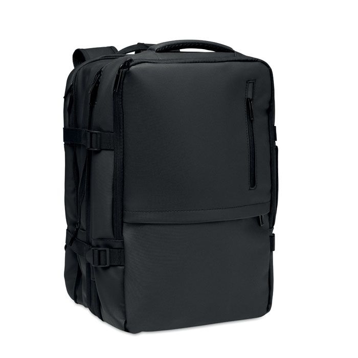 MO3190-03Xjust Erweiterbarer RPET-Rucksack_ schwarz