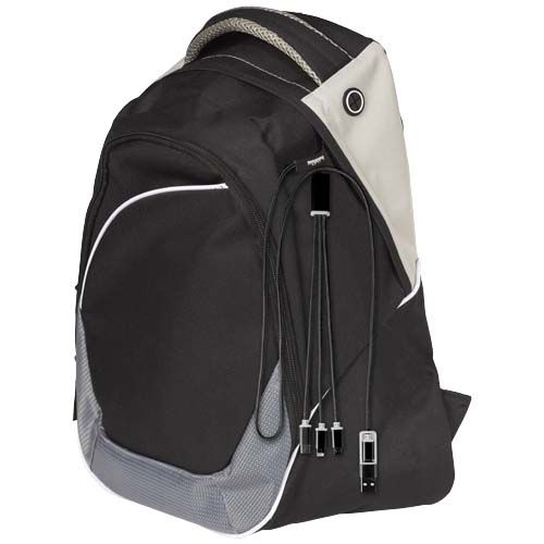 PF124386-4Versatile 5-in-1 Ladekabel aus recyceltem Aluminium_ schwarz