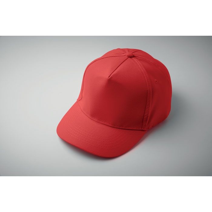 MO2345-05Sunny Baseball cap 5 panels 180gr_ rot