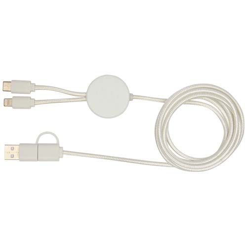 PF124422-1Chechia 150 cm 5-in-1 Kabel aus recyceltem Kunststoff fuer Datenuebertragung und 27W Schnellladung mit