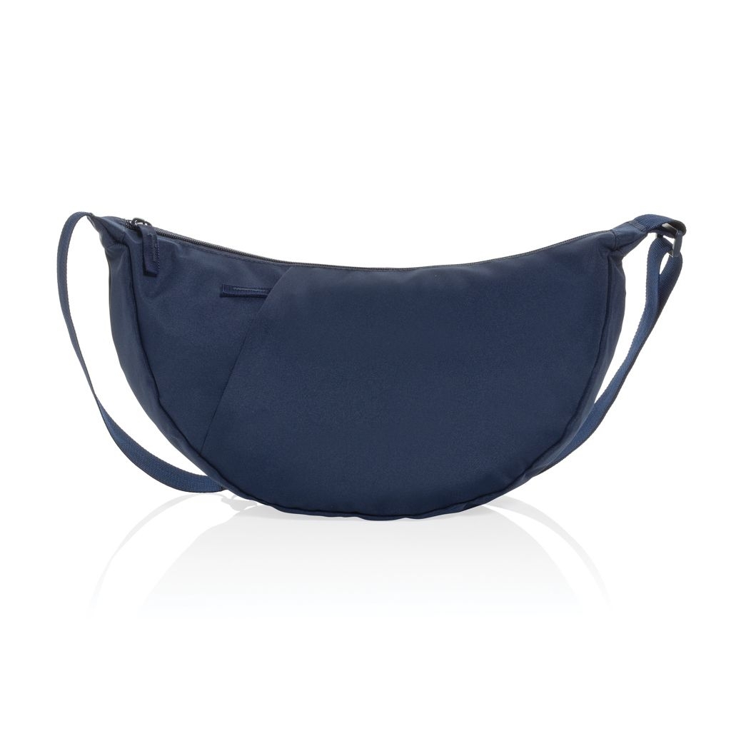 XDP763.51-25Crescent XL AWARE™ RPET Half-Moon Sling Tasche_ navy blau