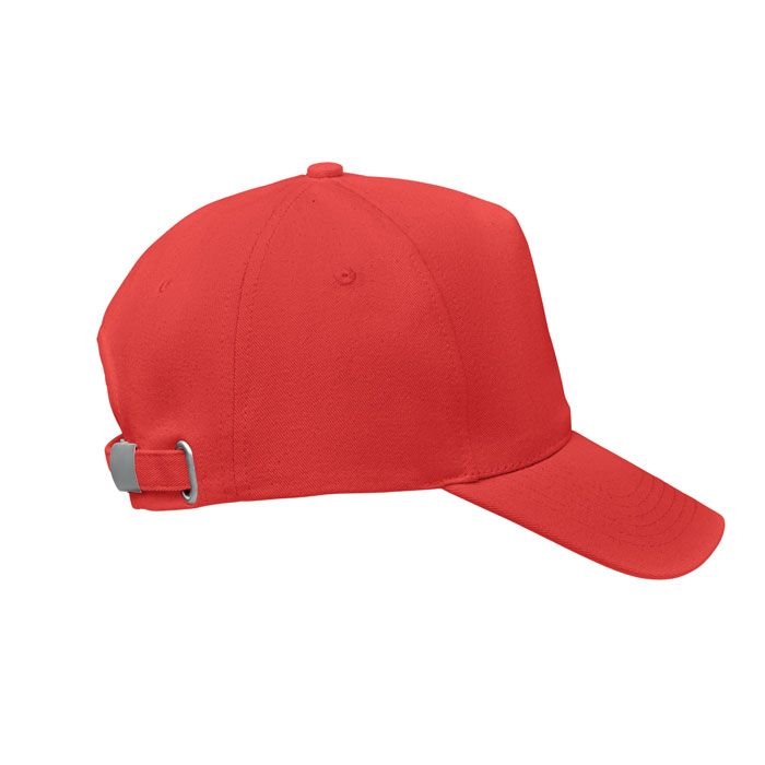 MO6432-05Bicca Cap Baseballkappe Organic Cotton_ rot