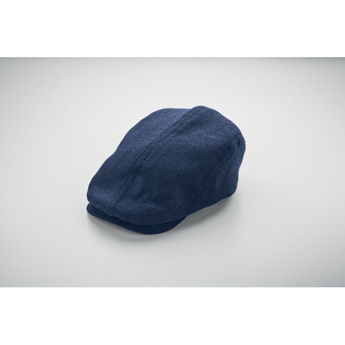 MO2966-04Blind Peak Newsboy-Kappe 335 g_m²_ blau