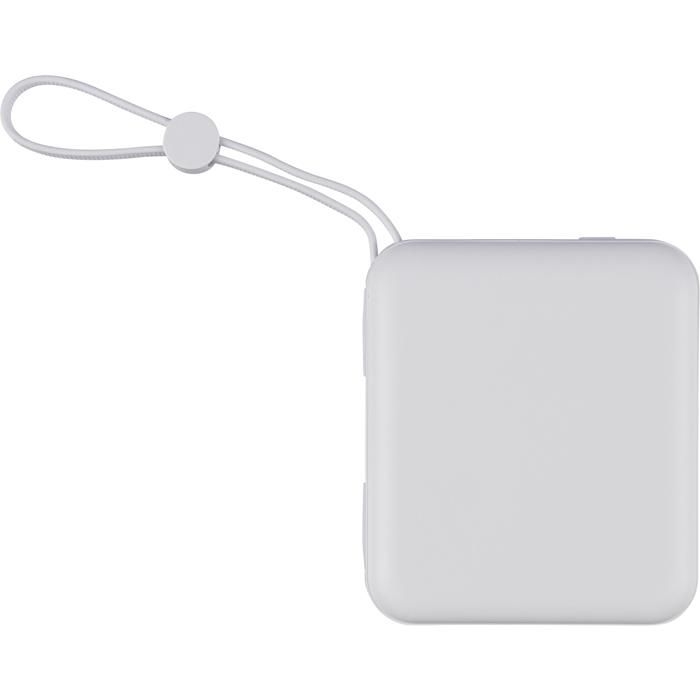 GI1298466-02Recycelte ABS-Powerbank Jona_ weiss