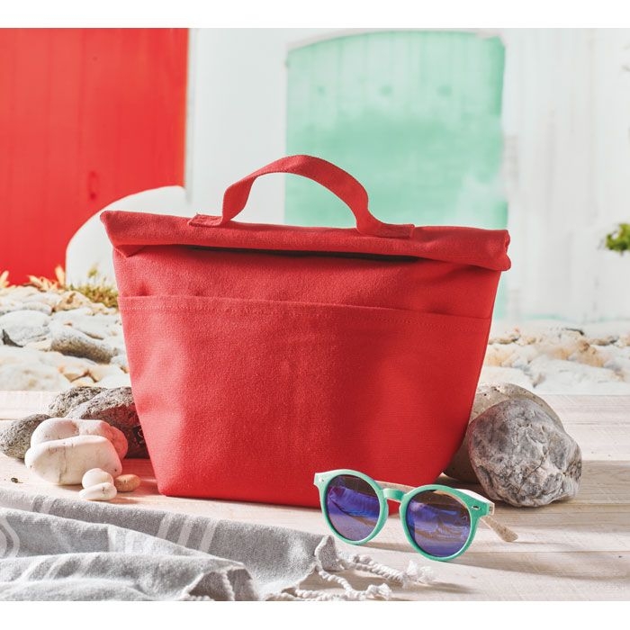 MO2551-05Recoba Colour Kuehltasche Polycotton_ rot