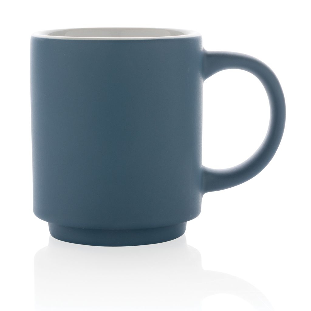 XDP434.07-5Stapelbare Keramiktasse_ 180ml_ blau