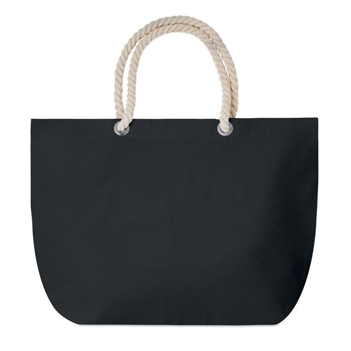 MO9813-03Menorca Strandtasche mit Kordelgriff_ schwarz