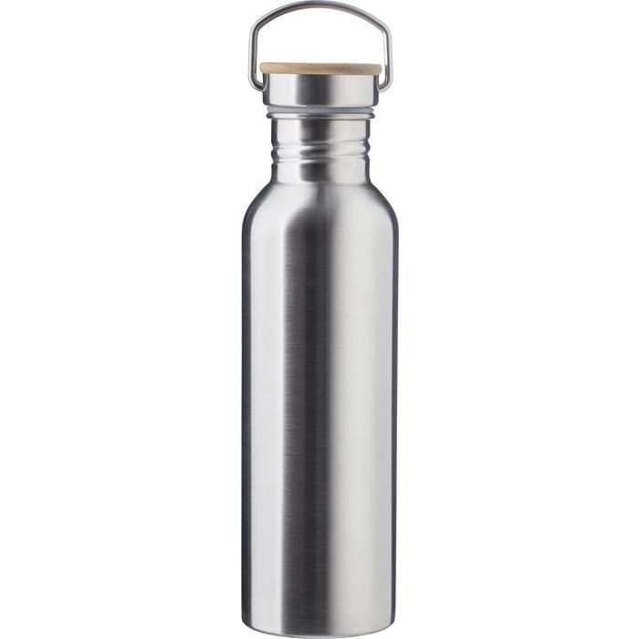 GI865174-32Edelstahl Trinkflasche Mohnblume_ silber