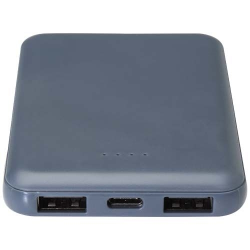 PF124383-4Asama 5000 mAh Typ-C Powerbank aus recyceltem Kunststoff_ hale blau