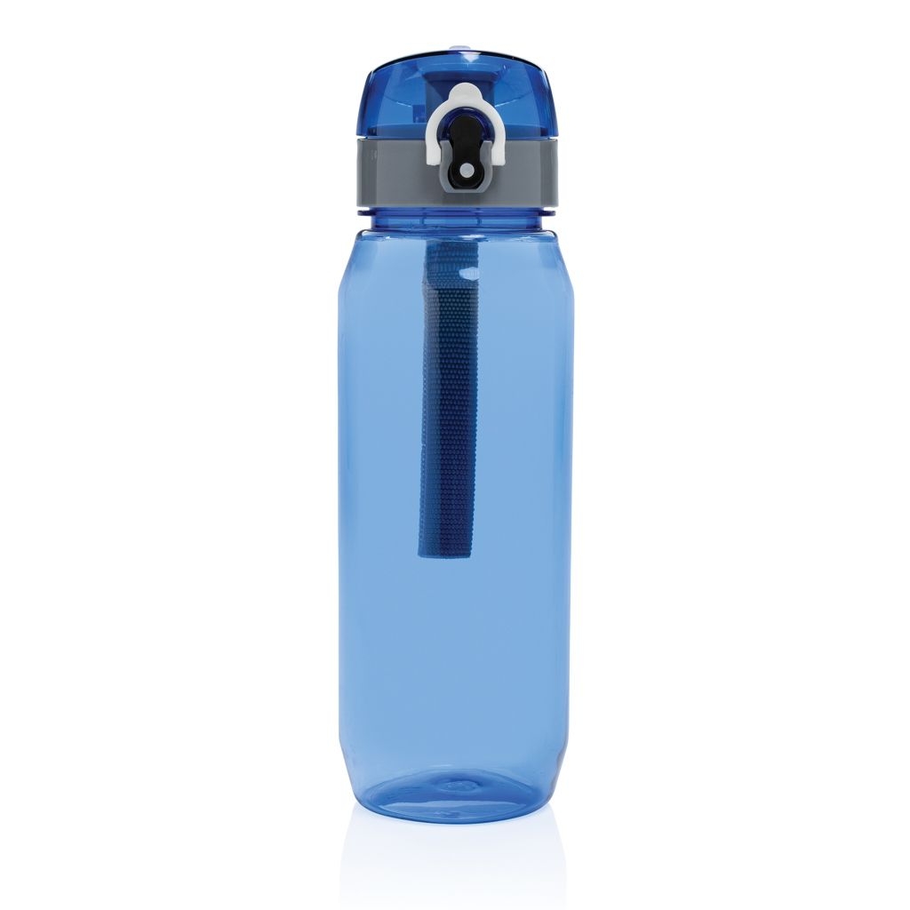 XDP437_02-5Yide verschliessbare Wasserflasche aus RCS rec. PET_ 800ml_ blau