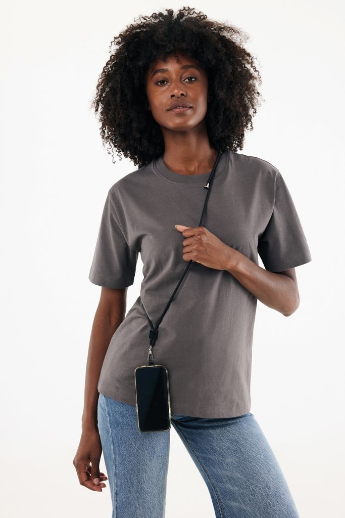 XDP302_81-01CarryLoop verstellbares Handyband aus RCS rec. PET_ schwarz