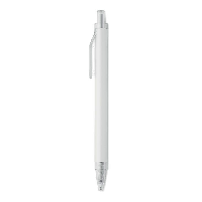 MO3185-06Nosta Druckkugelschreiber recy. Alu_ weiss
